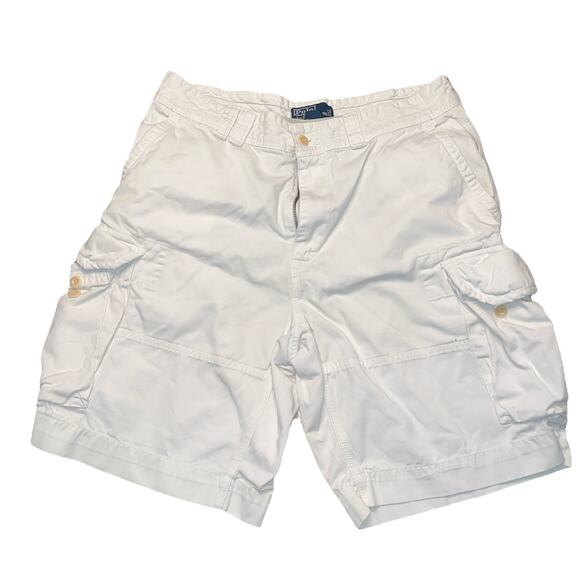 Polo Ralph Lauren Other - VTG Polo Jeans Co Ralph Lauren Long Cargo Shorts Mens 35 Y2K